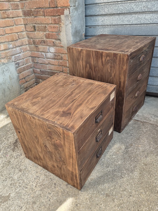 cajonera taller madera 50x50x47.5 67x53.3x50 1u